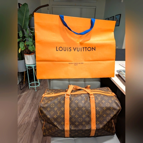 Louis Vuitton Monogram Sac Souple 45 Hand Boston Bag M41624 LV 3698L - Picture 5 of 17